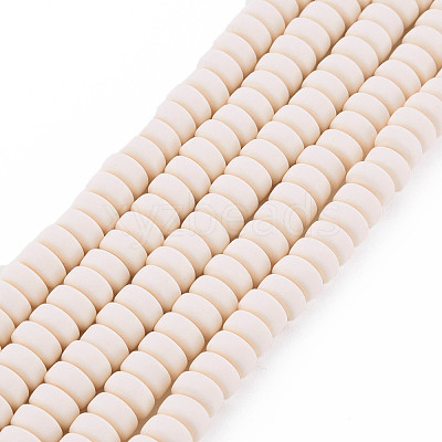 Handmade Polymer Clay Beads Strands CLAY-N008-117-1