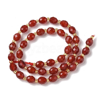 Natural Carnelian Beads Strands G-F809-A22-01-1