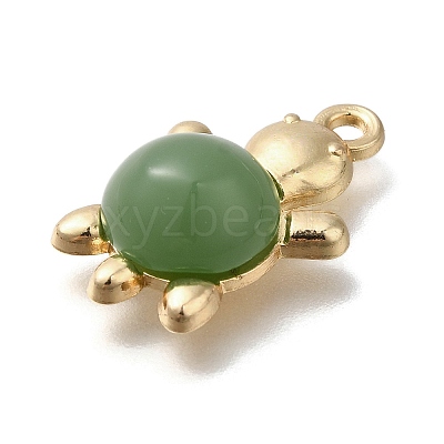 Acrylic Alloy Pendants FIND-M041-03A-1
