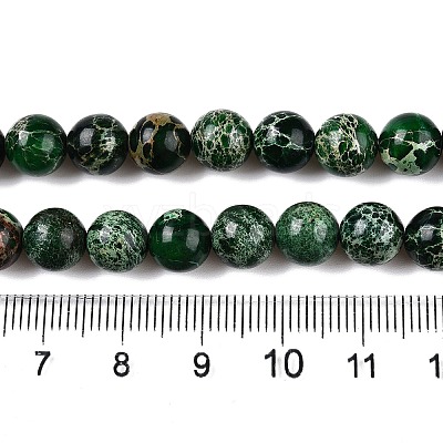 Natural Imperial Jasper Beads Strands G-N342-63B-1