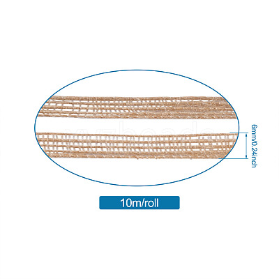 Burlap Fabric Ribbon OCOR-TAC0006-30A-1