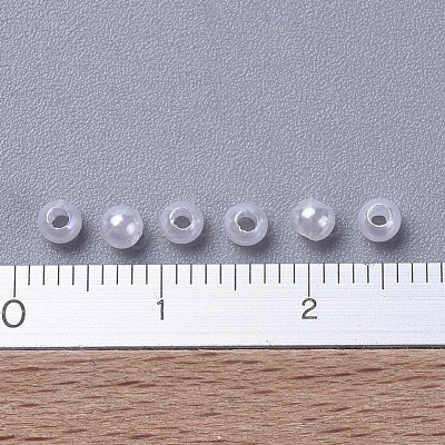 Imitated Pearl Acrylic Beads PACR-3D-1-1