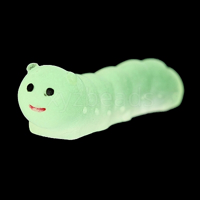 Luminous Resin Worm Ornament DJEW-R011-01C-04-1