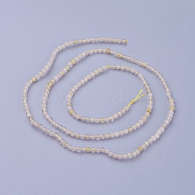 Natural Gold Rutilated Quartz Beads Strands G-F619-10A-2mm-1