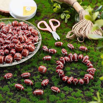 Rugby Beads Bracelet Making Kit DIY-NB0007-48-1