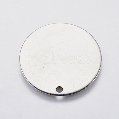 Tarnish Resistant 304 Stainless Steel Stamping Blank Tag Pendants STAS-P225-032P-1