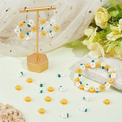 200Pcs Handmade Polymer Clay Beads CLAY-SC0002-87-1