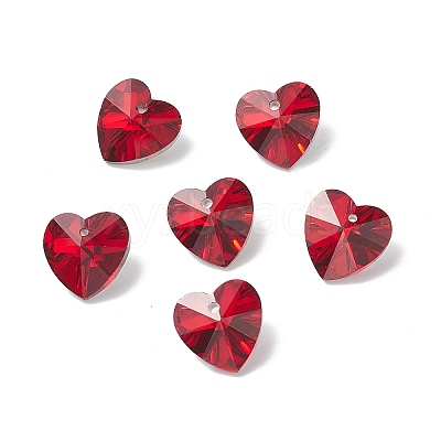 Faceted Glass Charms X-RGLA-L026-B08-1