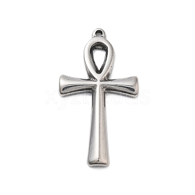 304 Stainless Steel Pendants STAS-Z091-08AS-03-1