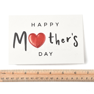 4Pcs Kraft Paper Greeting Cards AJEW-FS0001-30D-1