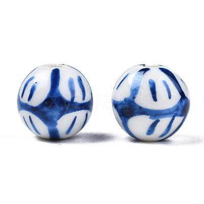 Handmade Porcelain Beads PORC-Q212-12mm-1-1