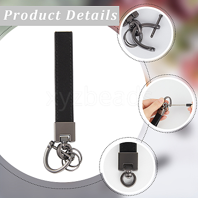 Cowhide Leather Keychain FIND-WH20001-72D-1