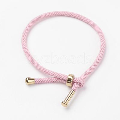 Cotton Twisted Cord Bracelet Making MAK-L012-05-1