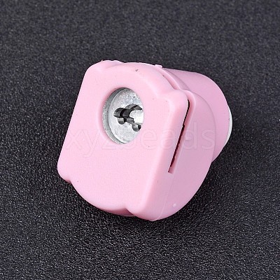 Random Single Color or Random Mixed Color Mini Plastic Craft Paper Punch Sets for Scrapbooking & Paper Crafts AJEW-L051-02-1