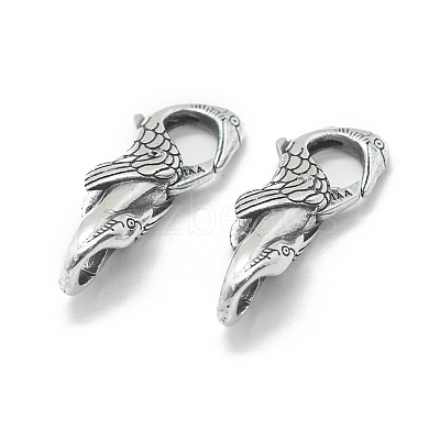 Thailand 925 Sterling Silver Lobster Claw Clasps STER-L055-057AS-1