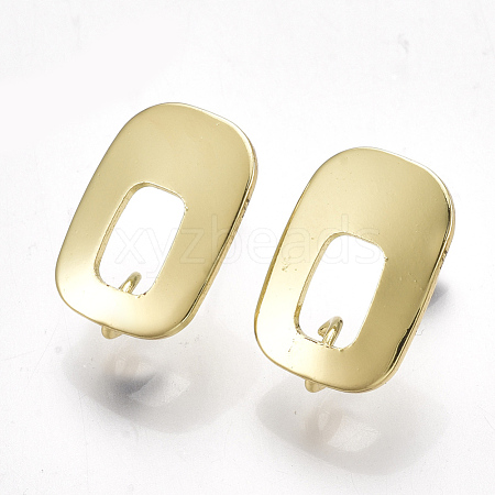 Alloy Stud Earring Findings PALLOY-T065-05-1