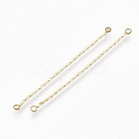 Brass Coreana Chain Links connectors KK-S348-333-1