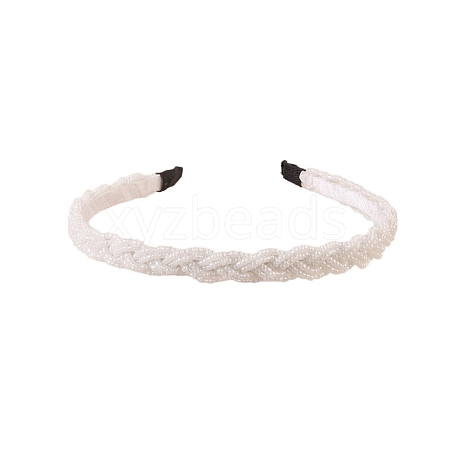 Glass Seed Bedas Hair Bands PW-WGFC1BF-02-1