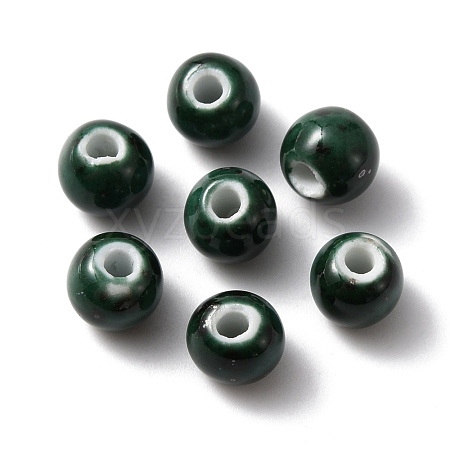 Handmade Porcelain Beads PORC-WH0015-01H-1