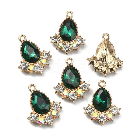 Glass Rhinestone Pendants FIND-TAC0017-07LG-10-1