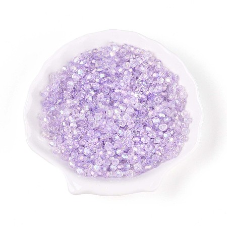 Transparent Spray Painted Glass Beads X1-EGLA-N018-4mm-02-1