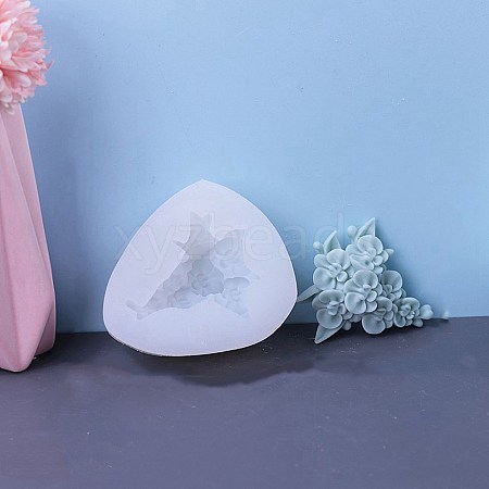 Aromatherapy Plaster Flower Hanging Sign Mold PW-WG48958-02-1