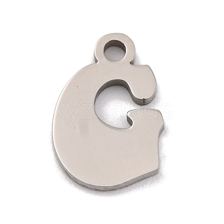 Non-Tarnish 201 Stainless Steel Charms STAS-U016-01P-G-1