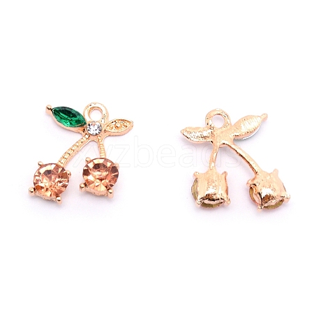 Alloy Rhinestone Pendants ALRI-TAC0002-06A-RS-1