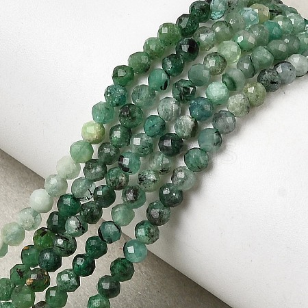 Natural Emerald Beads Strands G-Z106-A02-3mm-01-1