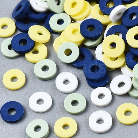 Handmade Polymer Clay Beads CLAY-T019-02B-44-1