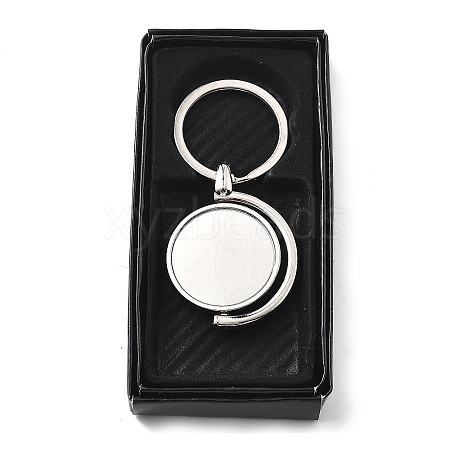 Zinc Alloy Rotating Keychain Clasps FIND-G088-01B-1