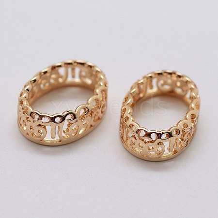 Brass Sew on Prong Settings LS-KK-E753-01LG-10x14-1