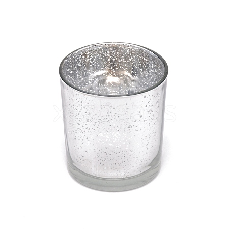 Glass Bottle Candle Holder GLAA-WH0029-11A-1