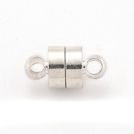 Brass Magnetic Clasps with Loops LS-KK-O134-14S-1