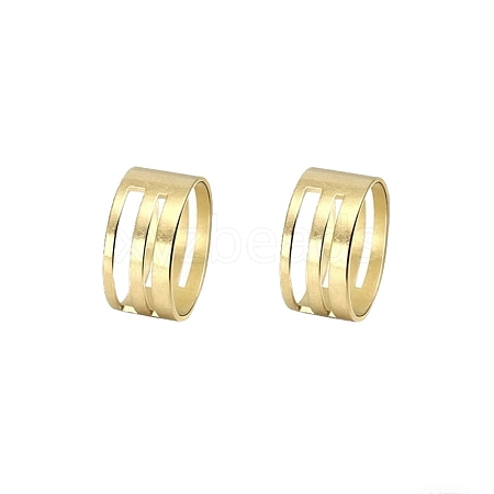Brass Rings AJEW-YWC0001-04G-1