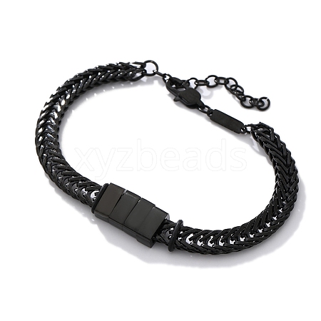 Titanium Steel Chain Bracelets for Men PW-WGED514-03-1