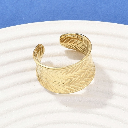 304 Stainless Steel Cuff Rings RJEW-D332-012E-G-1