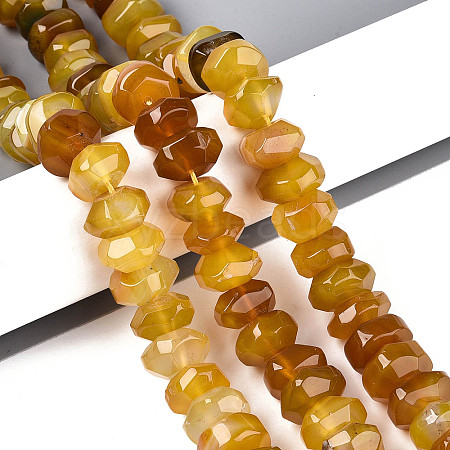 Natural Agate Beads Strands G-N356-01A-18-1