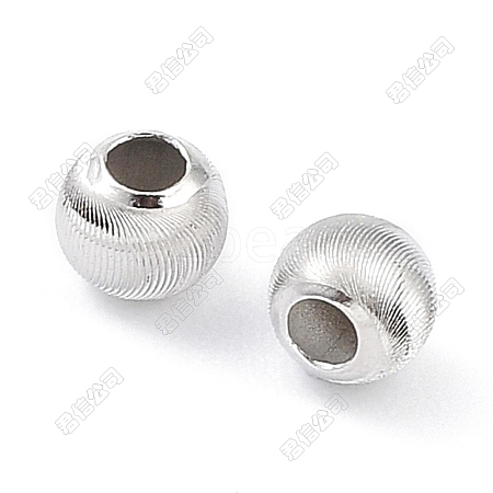 925 Sterling Silver Beads STER-K173-01A-S-1