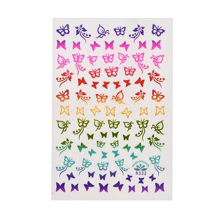 Laser Nail Art Stickers Decals MRMJ-T010-167B-1