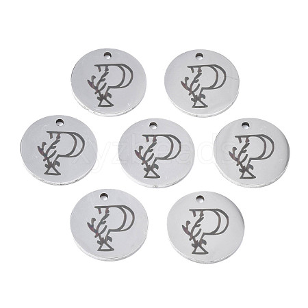 Non-Tarnish 304 Stainless Steel Charms STAS-T059-26P-P-1