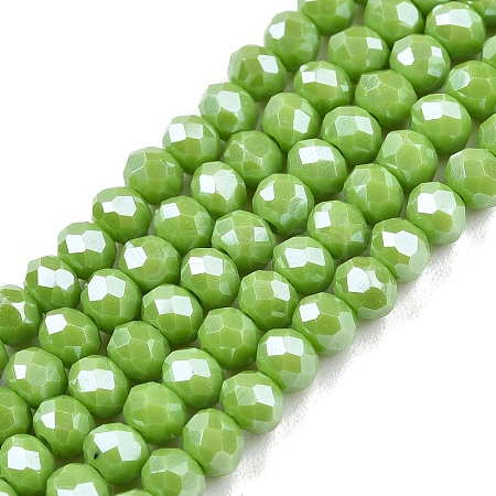 Electroplate Glass Beads Strands LS-EGLA-A044-P3mm-A30-1