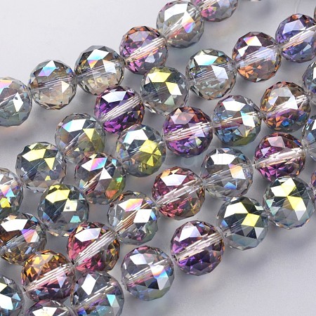 Electroplate Glass Bead Strands EGLA-J140-HP01-16mm-1