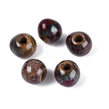 Vintage Handmade Porcelain Beads PORC-Q006-13A-04-1
