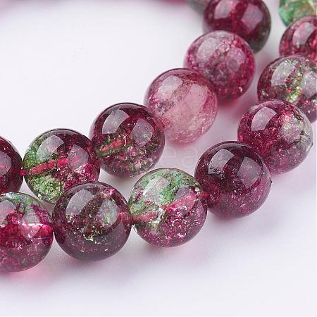 Natural Crackle Quartz Beads Strands G-K084-6mm-08B-1