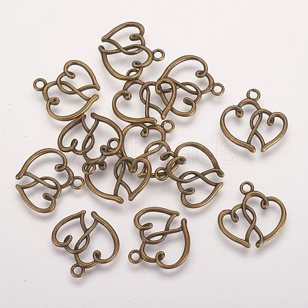 Valentines Gifts Idea for Her 2015 Tibetan Style Alloy Pendants X-TIBEP-21057-AB-NR-1