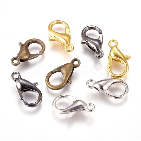 Zinc Alloy Lobster Claw Clasps E102-M-1