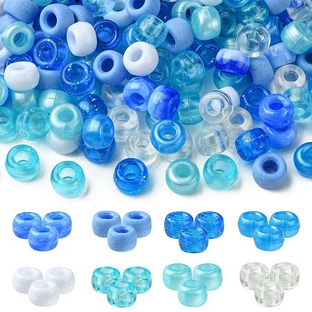 424G 8 Colors Acrylic Beads KY-FS0001-22B-1