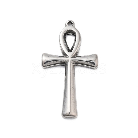 304 Stainless Steel Pendants STAS-Z091-08AS-03-1