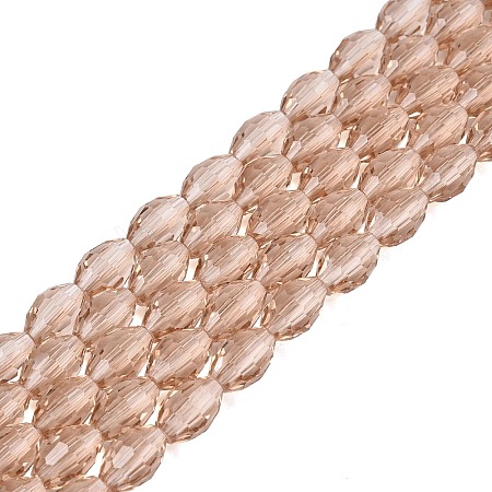 Transparent Glass Beads Strands GLAA-N071-01A-A06-1